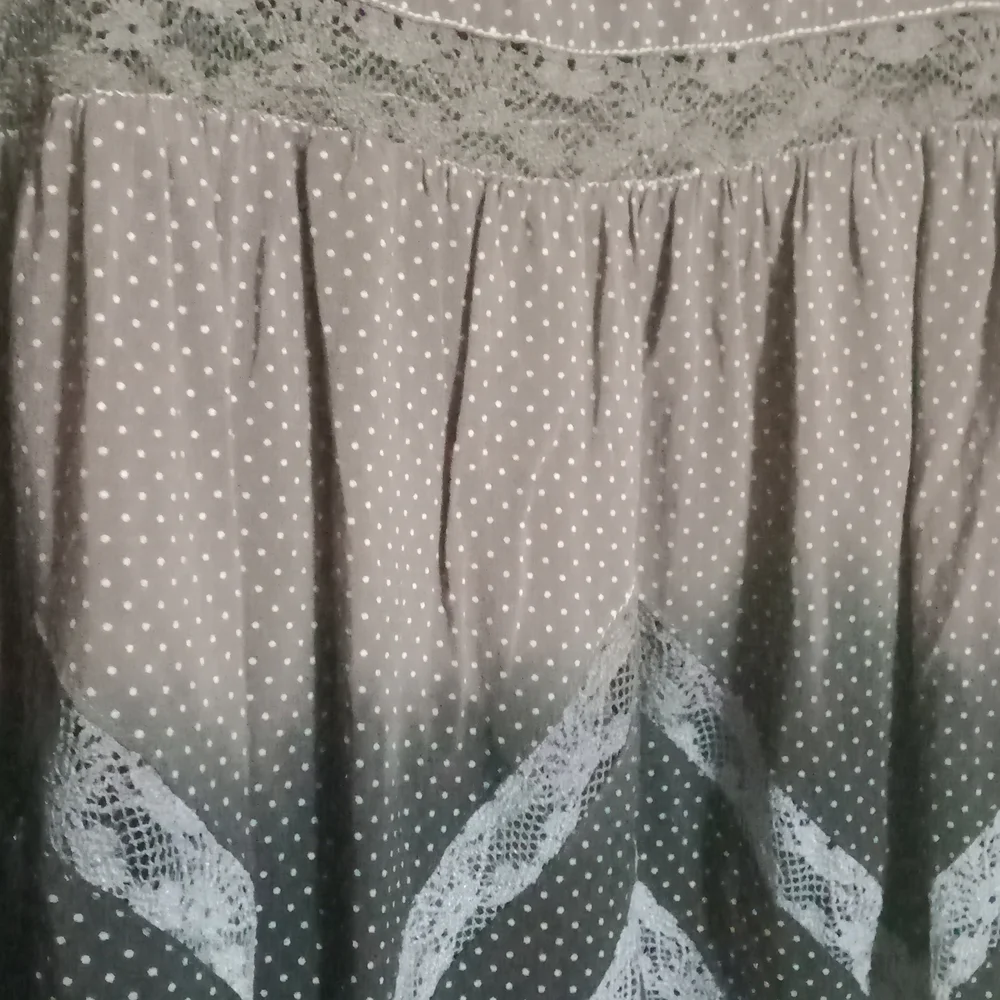 Intimately Free People mini dress Brown/Black Slip Dress - Voile Trapeze - Picture 9 of 16